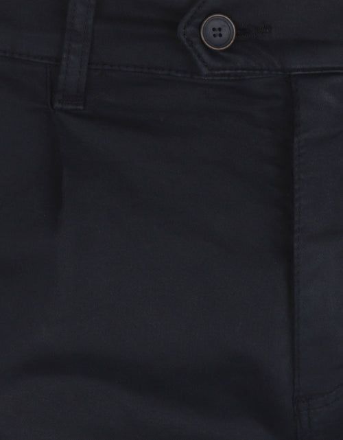 Pantalon Boston Bandplooi en Omslag | Navy Blauw
