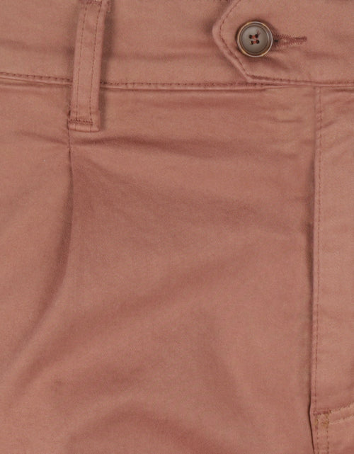 Pantalon Boston Bandplooi en Omslag | Bruin