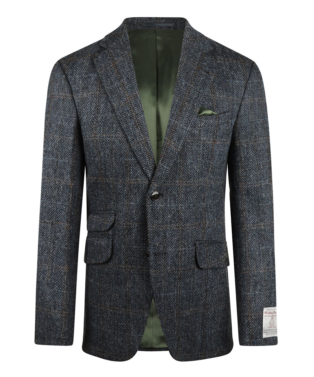 Colbert Harris Tweed | Donkerblauw melange ruit