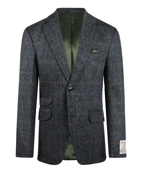 Harris Tweed Colbert | Blauw