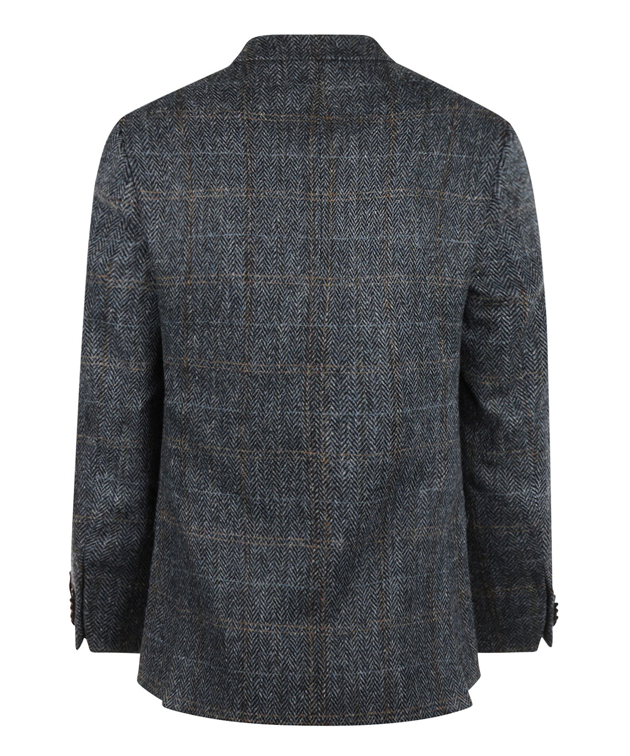 Colbert Harris Tweed | Donkerblauw melange ruit