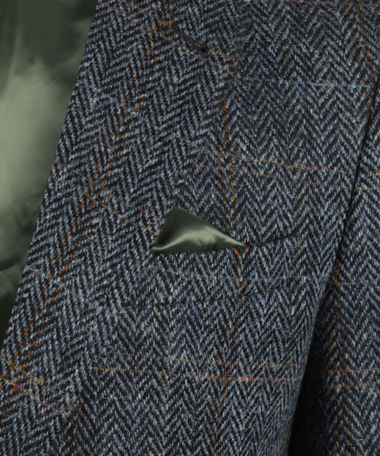 Colbert Harris Tweed | Donkerblauw melange ruit
