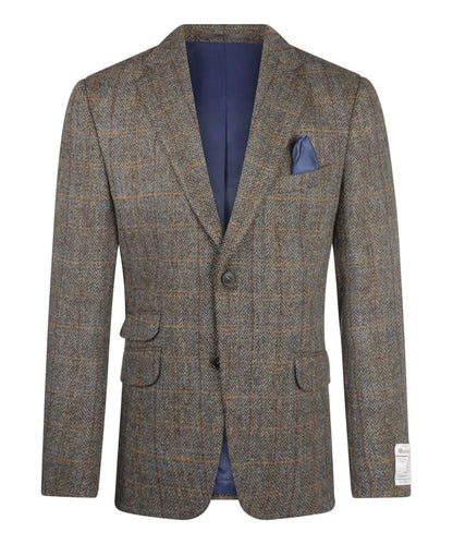 Colbert Harris Tweed | Groen melange ruit
