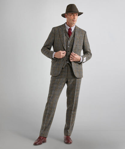 Colbert Harris Tweed | Groen melange ruit