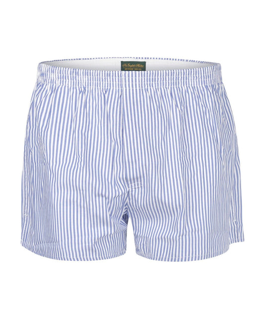 Boxershort katoen | Blauw Streep Breed