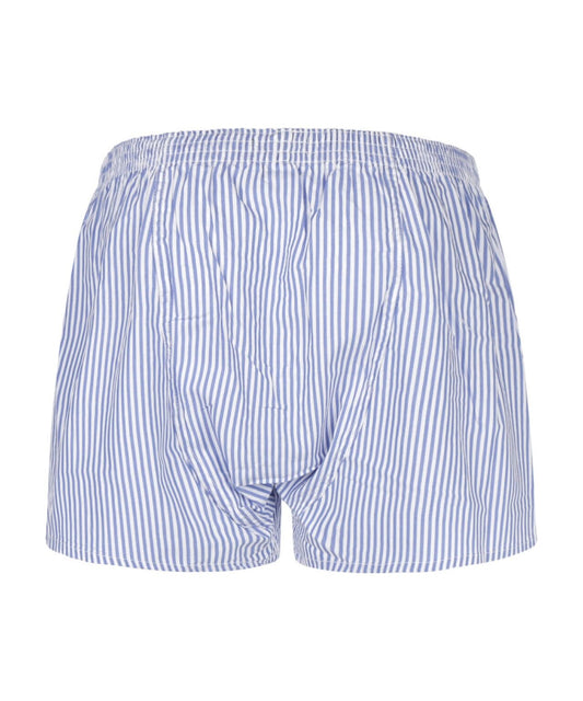 Boxershort katoen | Blauw Streep Breed