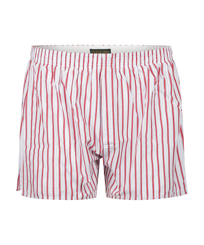 Katoenen Boxershort | rood Streep Breed