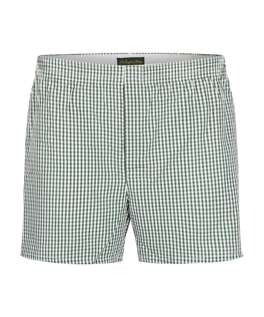 Boxershort katoen | Groen Ruit