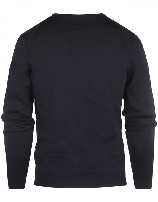 Maerz Classic Button Cardigan | Navy