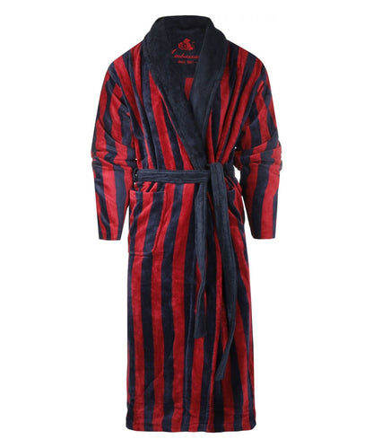 Dressing gown velour | blue