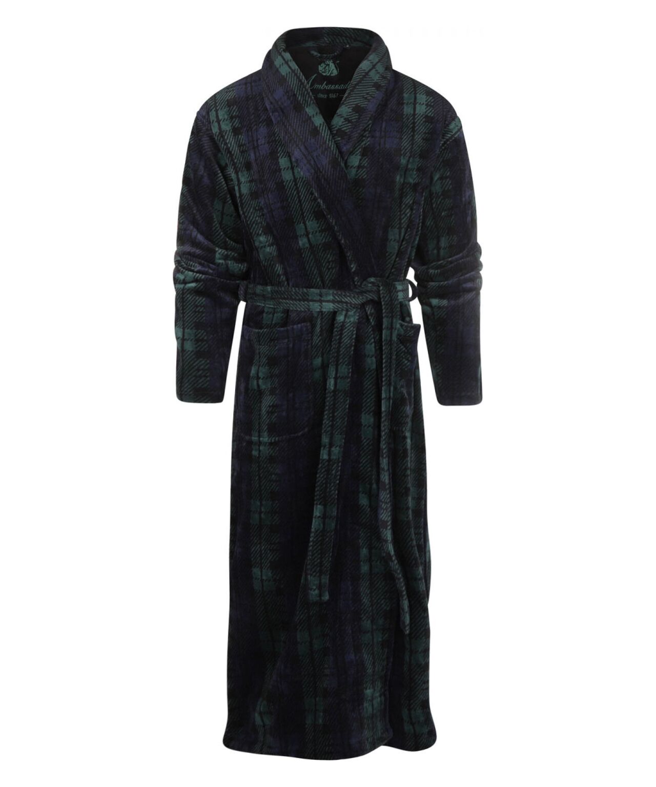 Dressing gown Velour | Blackwatch