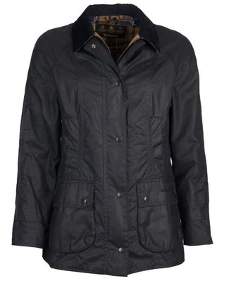 Wax jacket Beadnell | Navy Blauw