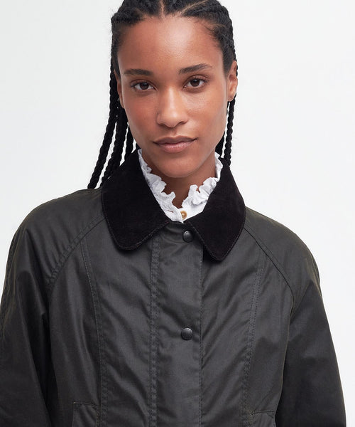 Barbour Classic Beadnell Wax Jacket Dames | Olive