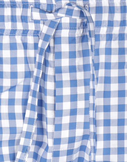 Pyjama pants long cotton | Blue