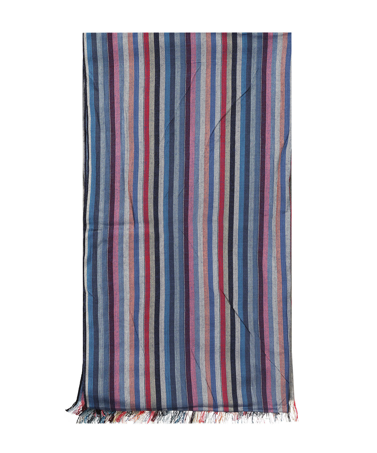 Streep sjaal | Blauw Multi Streep
