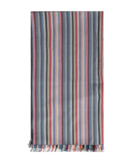 Striped Scarf | Blue