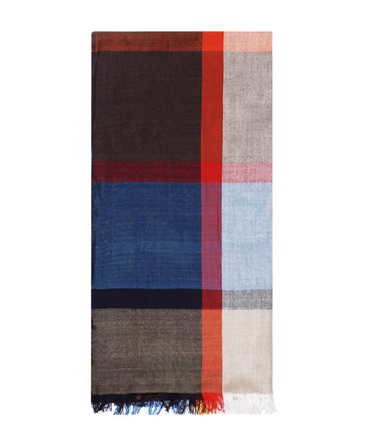 Striped Scarf | Blue