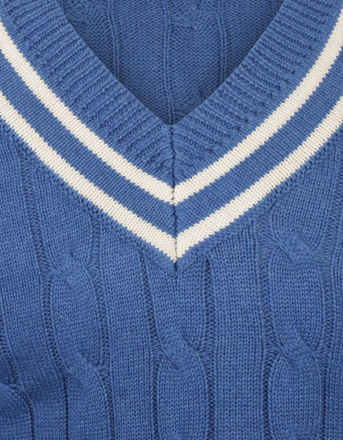 Cricket Pullover v-hals | Blauw