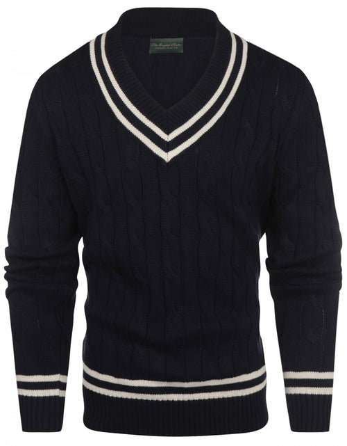 Cricket Pullover v-hals | Navy Blauw