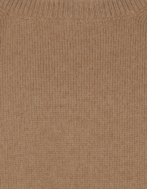 Pullover Camelhair ronde hals | Natural