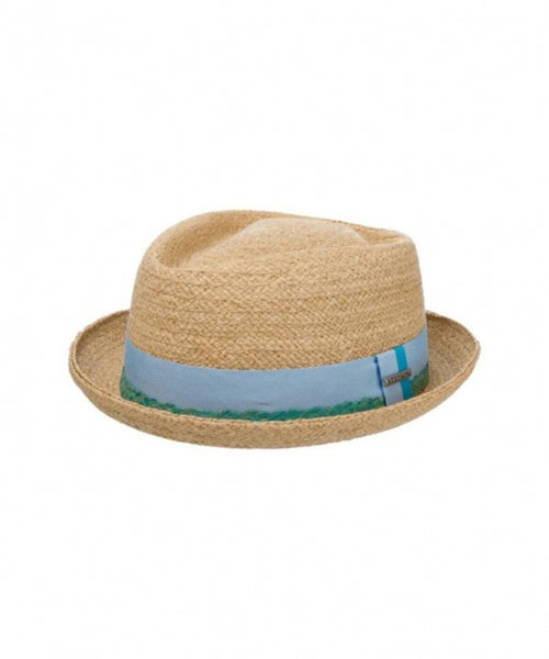Pork Pie Hoeden Raffia | Bruin