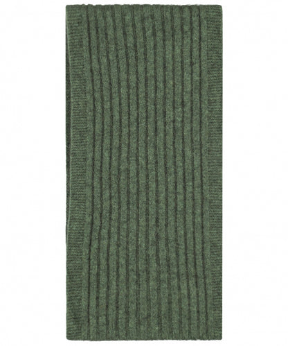 Rib scarf merino wool mix 165X16 | Green