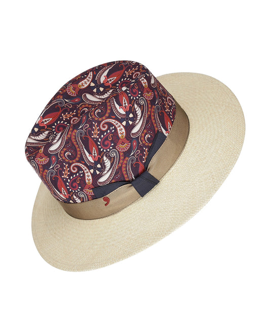 Panama Indiana | Bordeaux Paisley