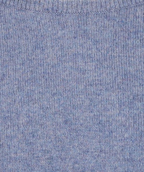 William Lockie Ronde Hals Lamswol *Sale* | Blue Lovat