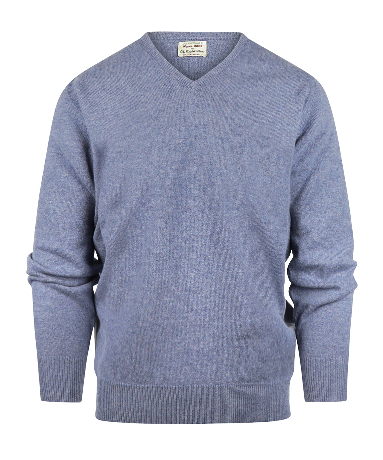 V-Hals Lamswol Promo | Blue Lovat