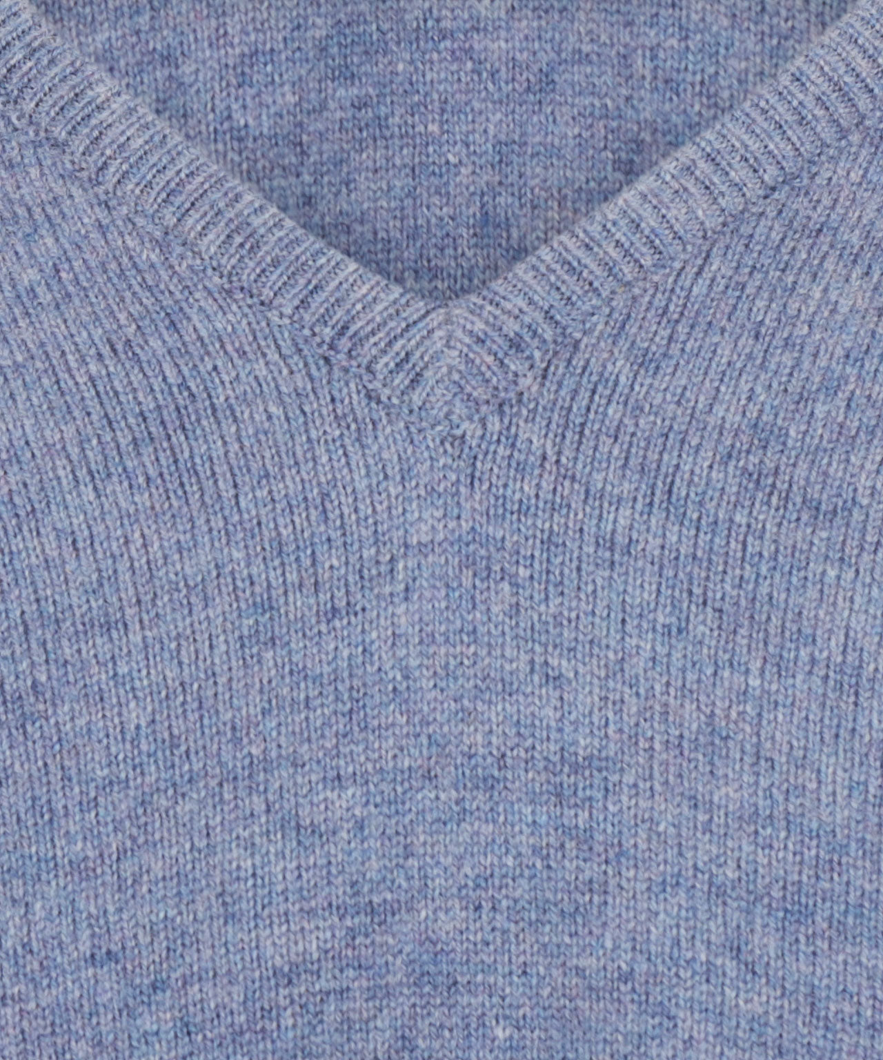 V-Hals Lamswol Promo | Blue Lovat