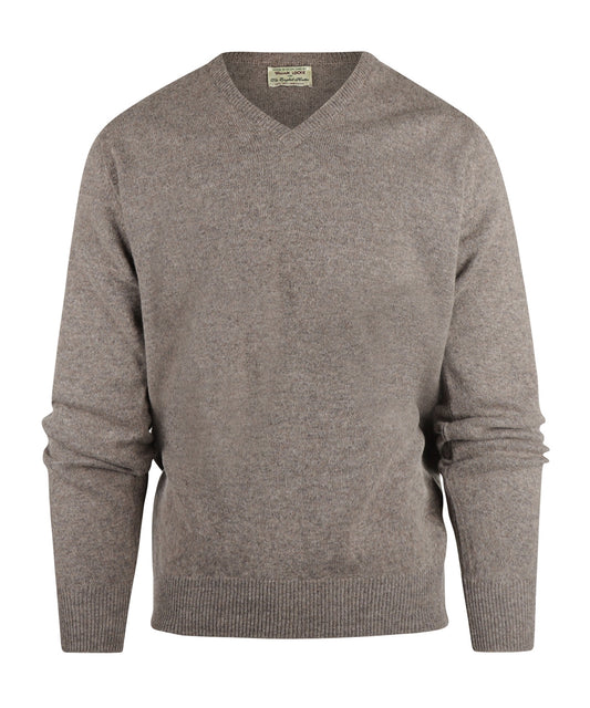 Pullover mit V-Ausschnitt aus Lammwolle *Sale* | Vole