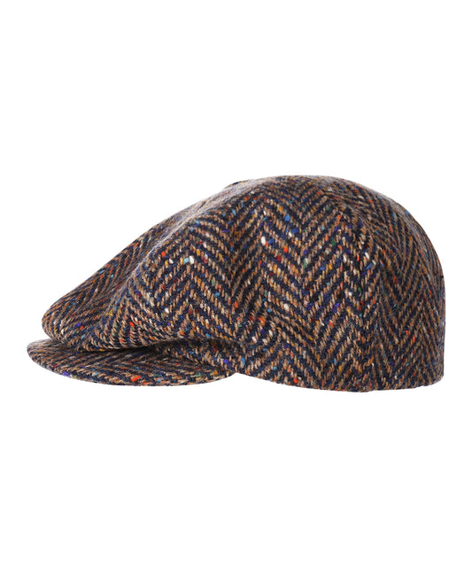 Ballon Tweed Cap | Bruin Navy Tweed