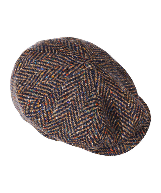 Ballon Tweed Cap | Bruin Navy Tweed