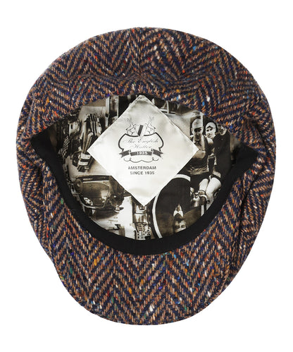 Ballon Tweed Cap | Bruin Navy Tweed