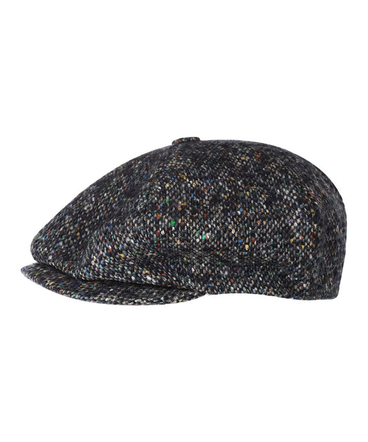 Ballon Tweed Cap | Navy Multi Tweed