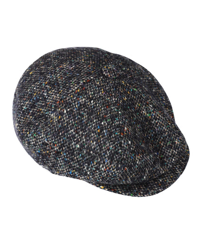 Ballon Tweed Cap | Navy Multi Tweed