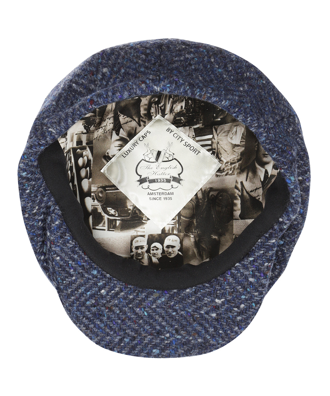 Tweed Balloon Cap | Blue
