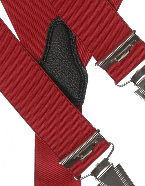 Elastische bretels met clips | Rood