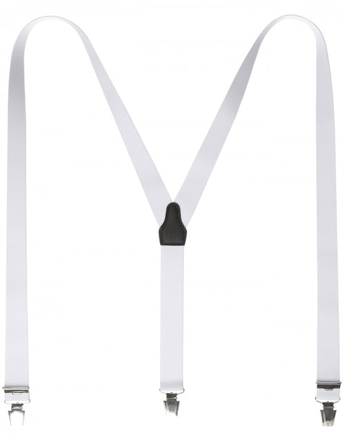 Elastische bretels met clips | Wit