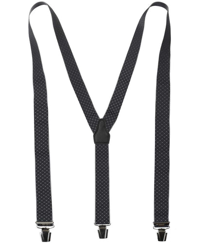 Bretels Clips Design | Zwart Ruit Fijn