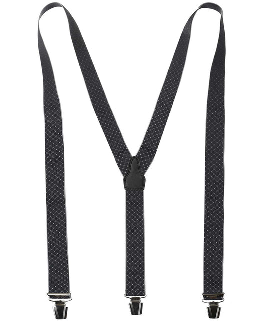 Bretels Clips Design | Zwart Ruit Fijn
