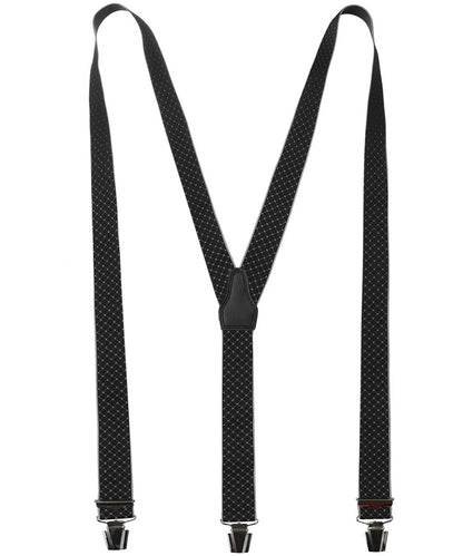 Bretels Clips Design | Grijs Ruit Fijn