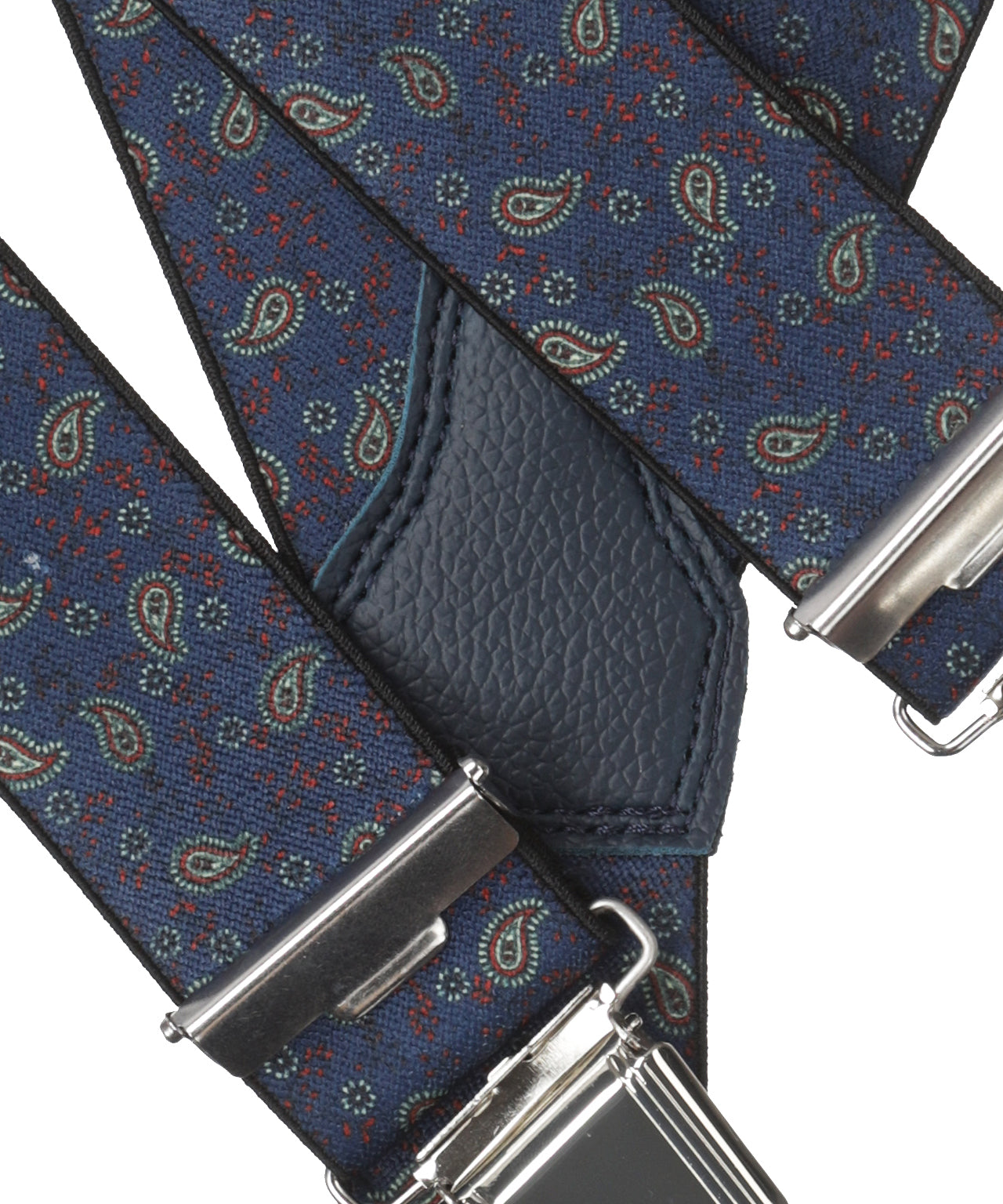 Design suspenders with clips | Blue