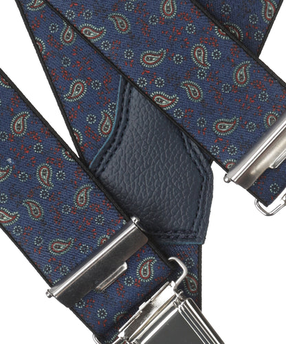 Design suspenders with clips | Blue