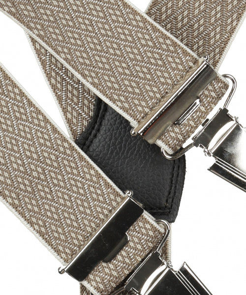 Design bretels met clips | Bruin