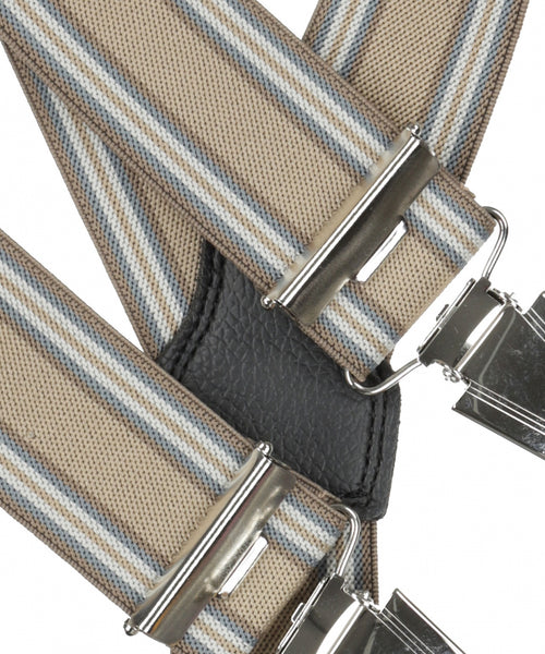 Design bretels met clips | Bruin
