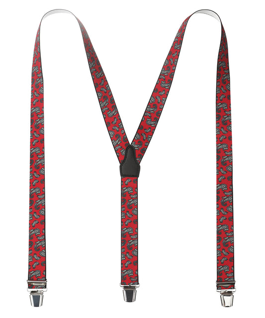 Bretels Clips Design | Rood Print