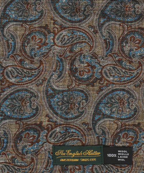 Dunne wollen sjaal | Bruin