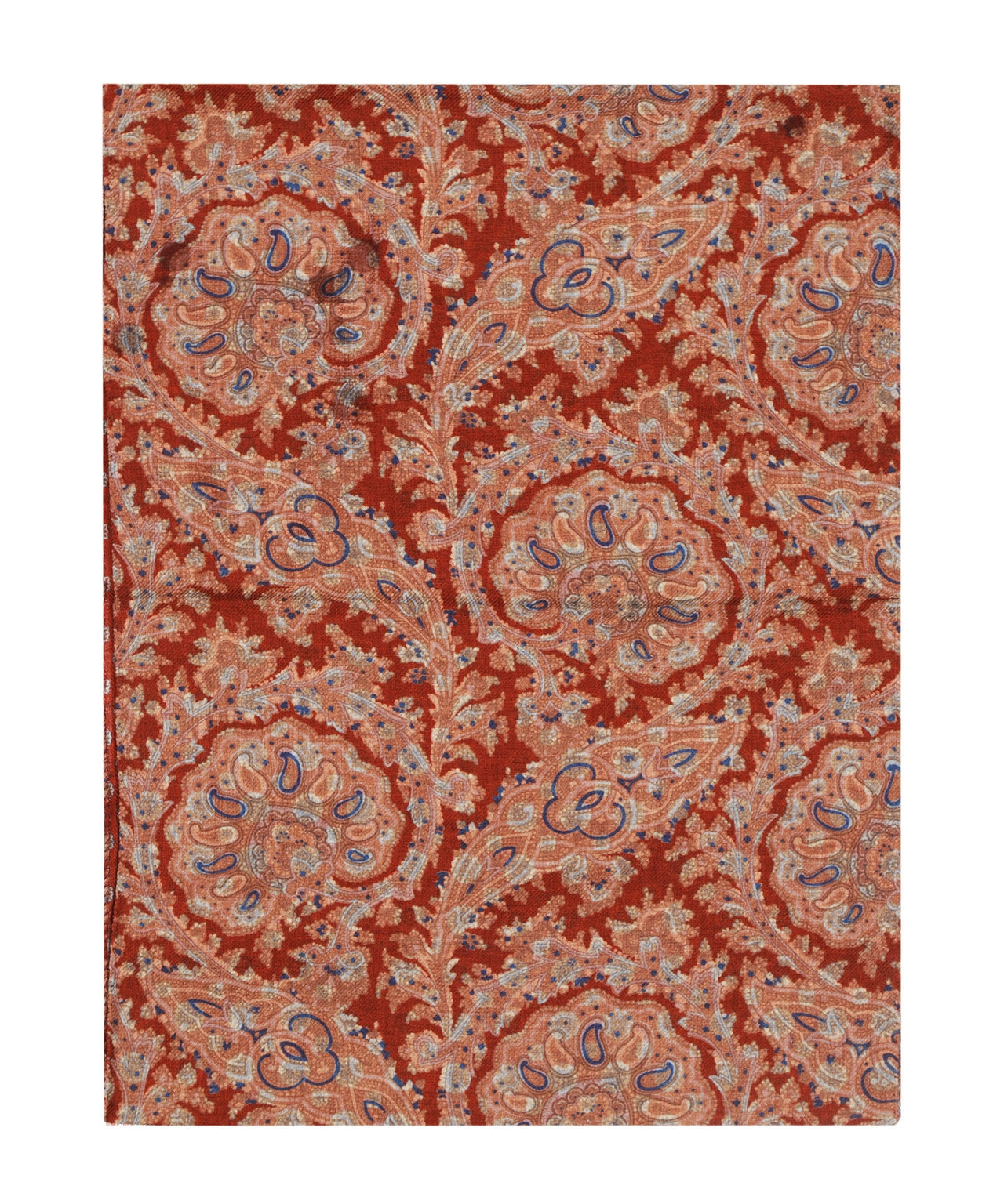Sjaal 100%Wol | Koraal Paisley Print