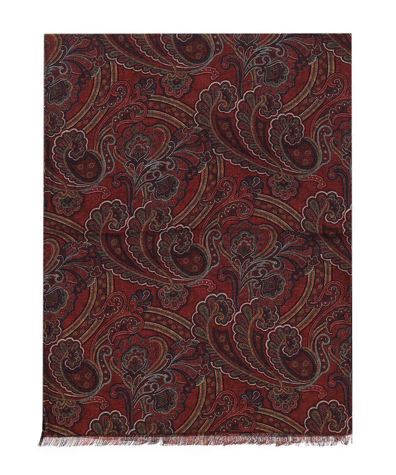 Thin wool scarf | Red